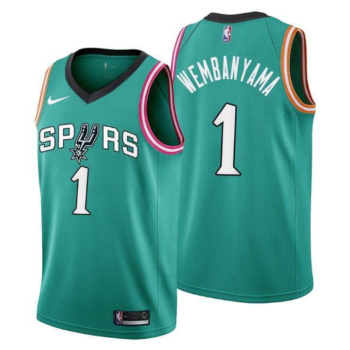 San Antonio Spurs #1 Victor Wembanyama Men'S 2022-23 City Edition Nba ...