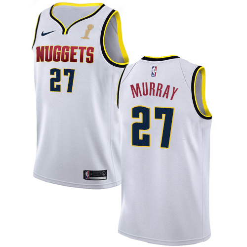 Denver Nuggets #27 Jamal Murray White Youth 2023 Nba Finals Champions ...